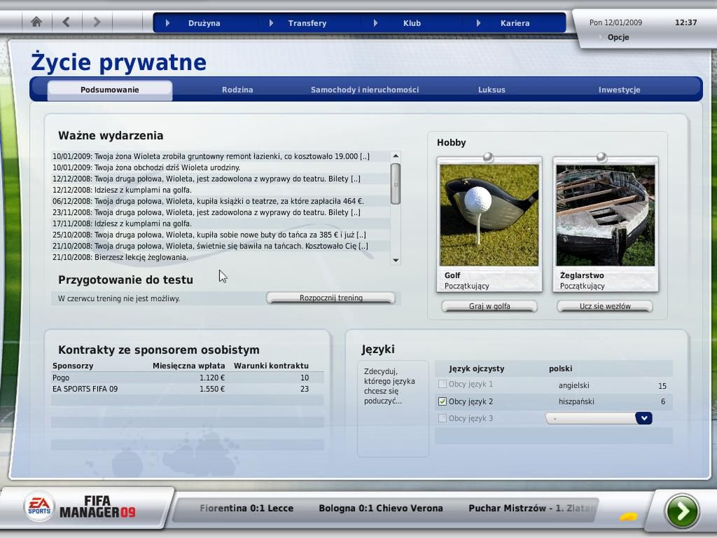 GRRRecenzja: Fifa Manager 09 8