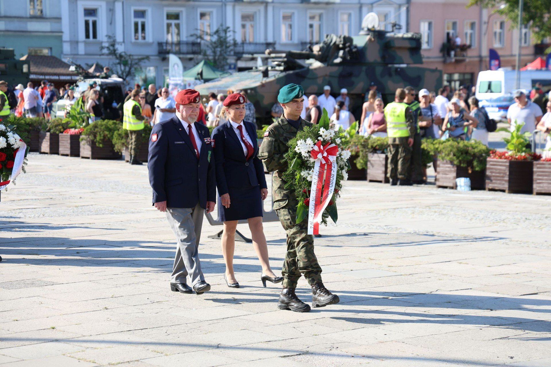 Uroczystości Święta Wojska Polskiego na Placu Wolności w Kielcach
