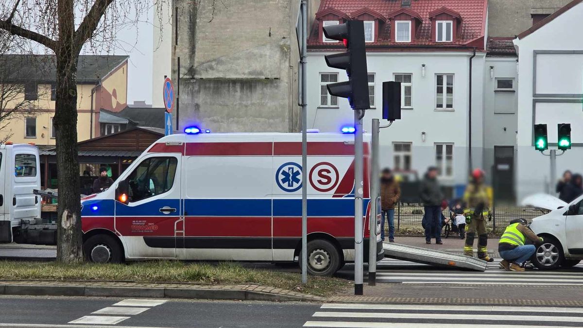 Zdarzenie na skrzyżowaniu ul. Jachowicza z ul. Nowy Rynek