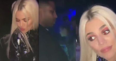 Dramat Khloe Kardashian na sylwestrze. Jej chłopak NIE ZAUWAŻYŁ, że na nim twerkuje (WIDEO)