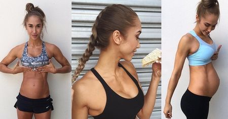 Tak ćwiczy modelka fitness w... ósmym miesiącu ciąży! (FOTO)
