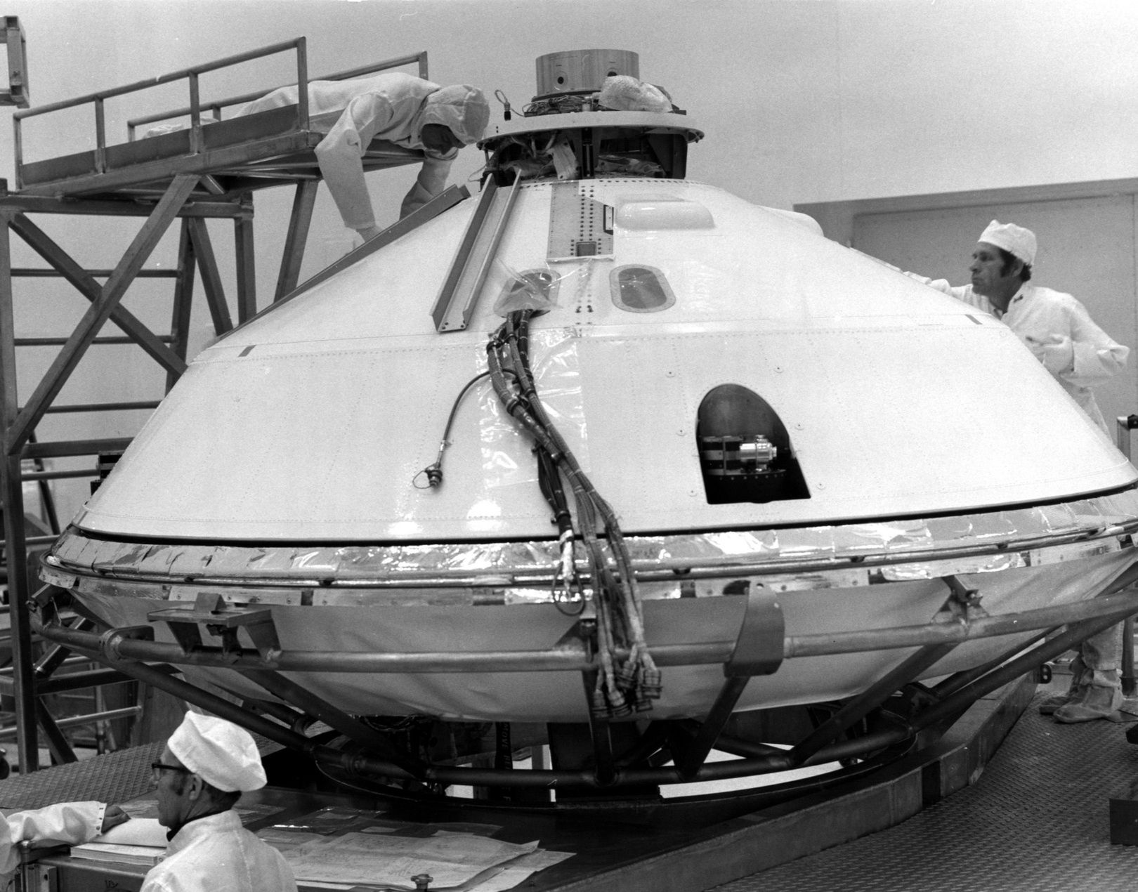 Osłona aerodynamiczna, która chroniła Viking 1 podczas lądowania