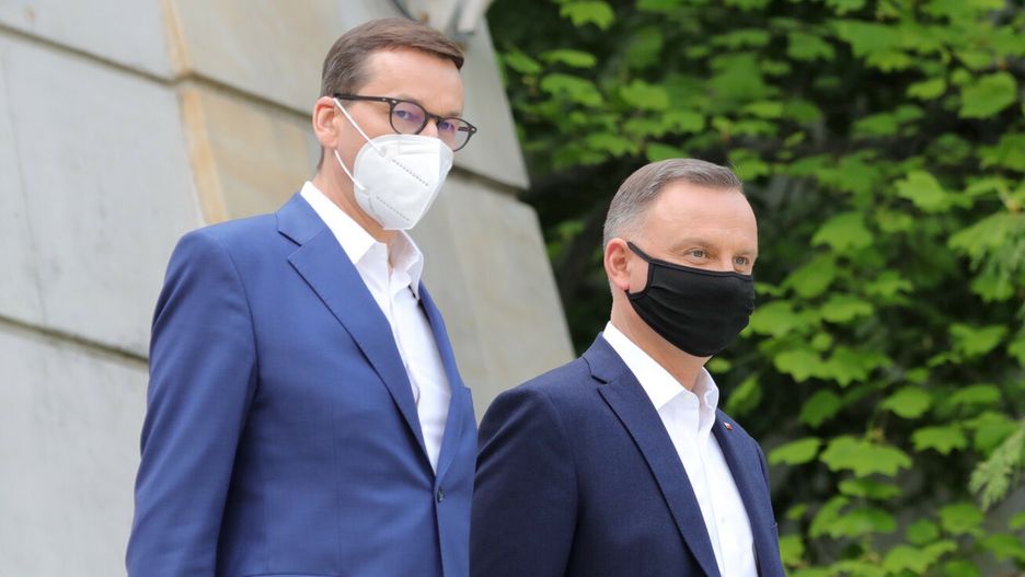 Mateusz Morawiecki i Andrzej Duda