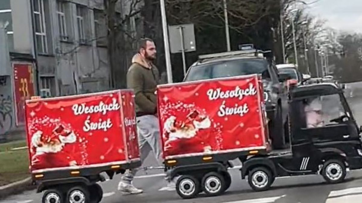 Nietypowy pojazd na ulicach Szczecina