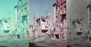 Trzy wersje tych samych zdjęć zniszczonej Warszawy