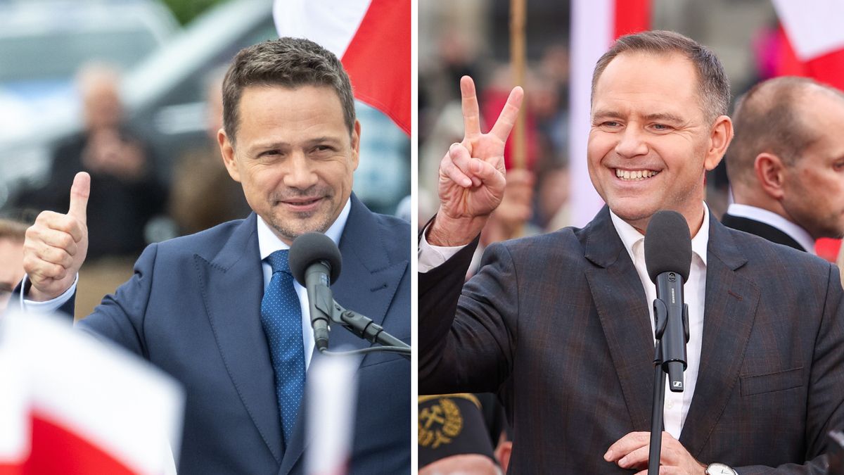 Rafał Trzaskowski i Karol Nawrocki