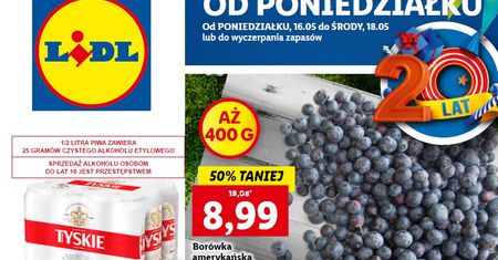 Lidl nowa gazetka 16.05-18.05. Promocje w Lidlu od poniedziałku 16 maja
