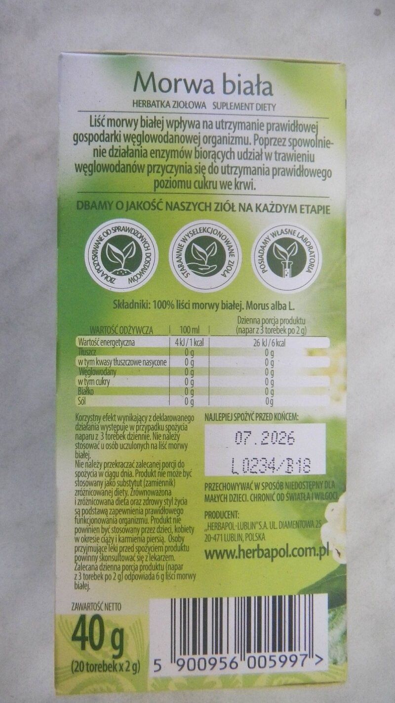 Niebezpieczna dla zdrowia herbatka ziołowa