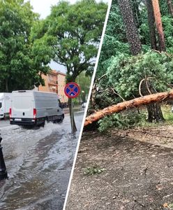 Zalania, podtopienia, ogromny grad. Skutki burz w Polsce robią wrażenie