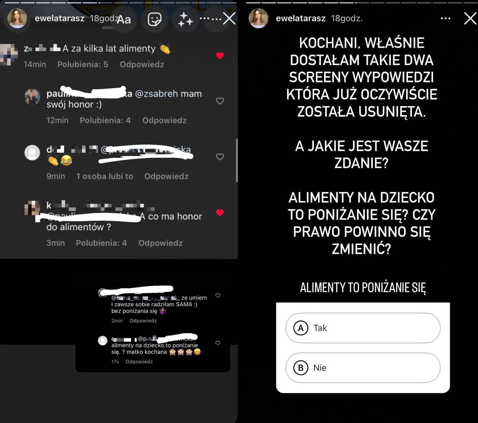Afera pomiędzy matką córki Jakuba Rzeźniczaka, Eweliną Taraszkiewicz, a jego żoną Pauliną Nowicką