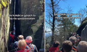 Początek majówki w Górach Stołowych. Pokazała nagranie