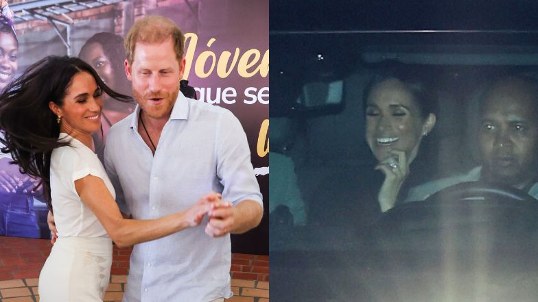 Harry and Meghan "caught" on the way to a birthday party