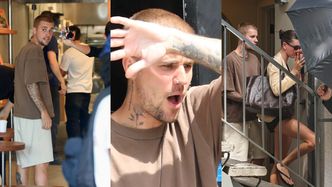 Justin Bieber "przyłapany" z Hailey podczas wyjścia do kawiarni. Gwiazdor znów ODPALIŁ SIĘ na widok paparazzi (ZDJĘCIA)
