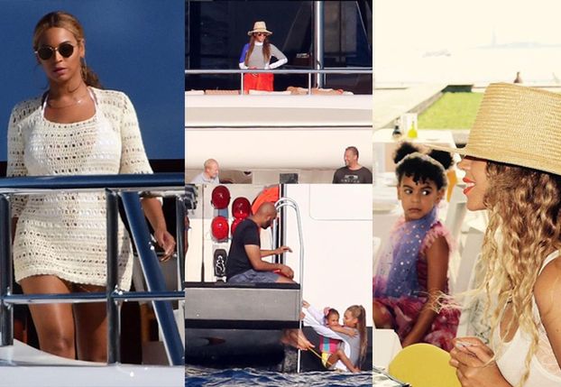 "Idealne" wakacje Beyonce: luksusowy jacht i kolacje z paparazzi (ZDJĘCIA)