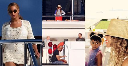 "Idealne" wakacje Beyonce: luksusowy jacht i kolacje z paparazzi (ZDJĘCIA)