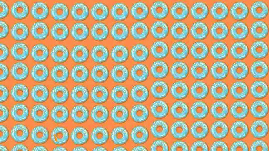 Masz 7 sekund, by go znaleźć pączka, który nie nadaje się do zjedzenia