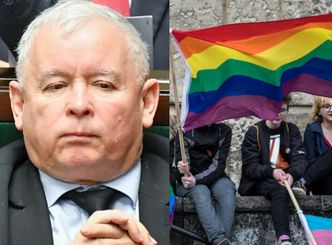 Buńczuczny Kaczyński atakuje związki jednopłciowe: "WARA OD NASZYCH DZIECI"