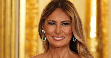 Odważny wybór Melanii Trump. Tak wyglądała na bankiecie u króla