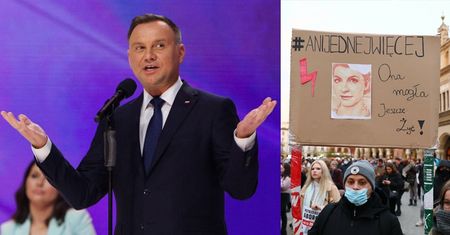 Andrzej Duda komentuje śmierć 30-letniej Izabeli z Pszczyny: "Nikt nie wspomina, że ZMARŁO TAKŻE DZIECKO"