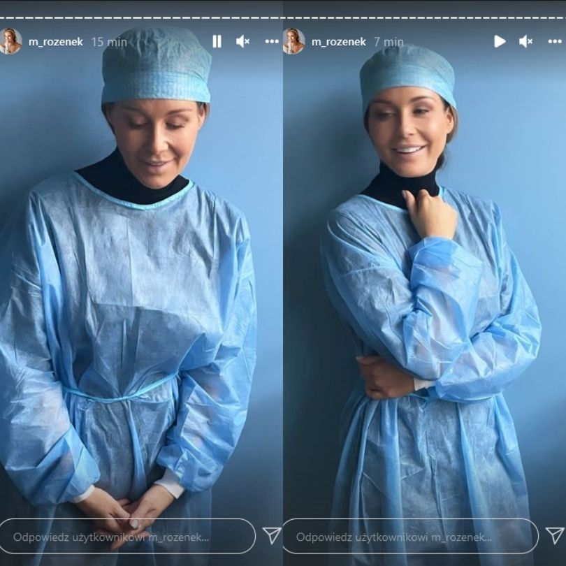 Małgorzata Rozenek pozdrawia z planu nowego projektu