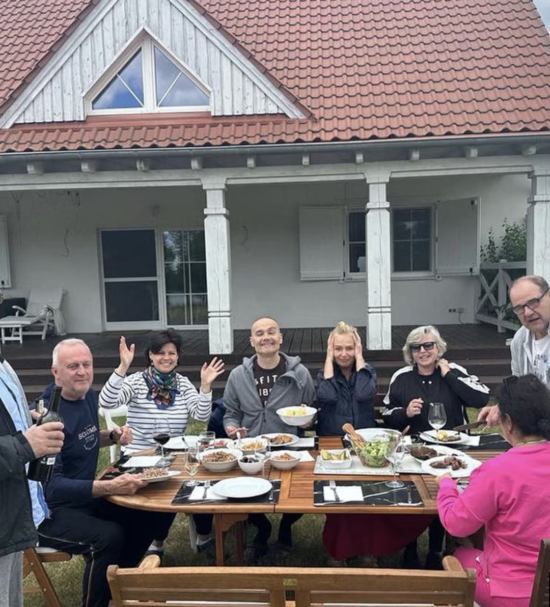 Cezary i Katarzyna Żak chętnie zapraszają znajomych na Mazury