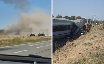 Wykoleił się pociąg PKP Intercity. Są pierwsze nagrania i zdjęcia