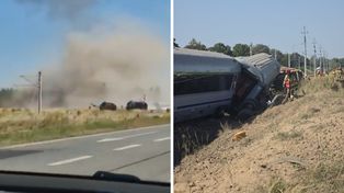 Wykoleił się pociąg PKP Intercity. Są pierwsze nagrania i zdjęcia