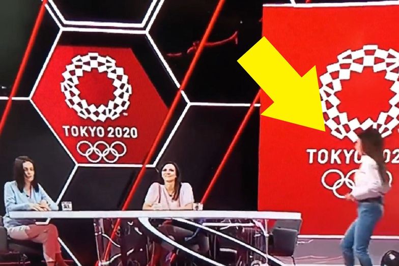Tokio 2020. Olimpijskie studio TVP i nagle... "Co za szybkość!"