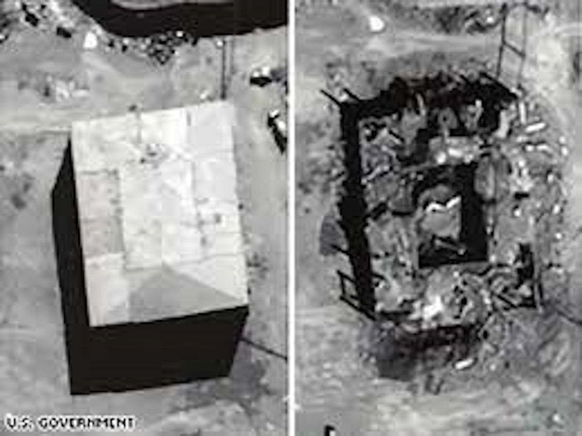 Operacja Orchard - syryjski reaktor przed i po izraelskim ataku