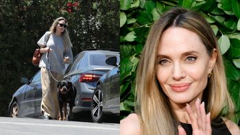 Naturalna Angelina Jolie w dresie przemierza ulice Los Angeles. Poznalibyście ją? (FOTO)