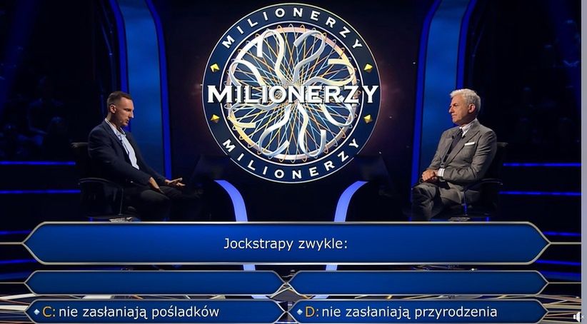 Zabawna sytuacja w "Milionerach" w Polsacie 