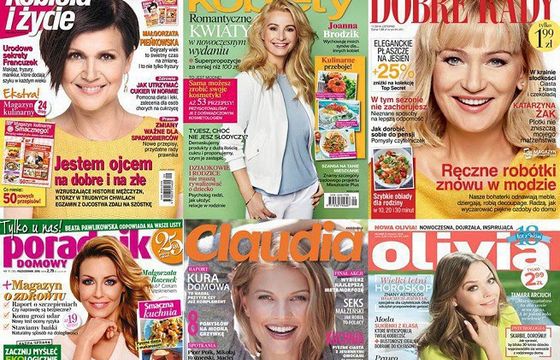 „Kobieta i Życie” i „Świat Kobiety” na czele miesięczników poradnikowych po trzech kwartałach