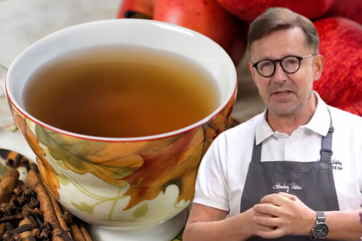 Andrzej Polan podzielił się przepisem na jabłkową herbatę. Rozgrzeje cię w jesienny wieczór
