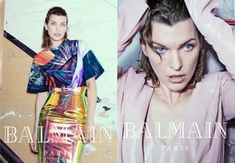 42-letnia Milla Jovovich w futurystycznej kampanii Balmain