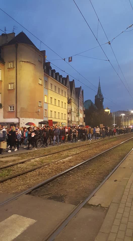 Protest we Wrocławiu. Marsz ulicami miasta