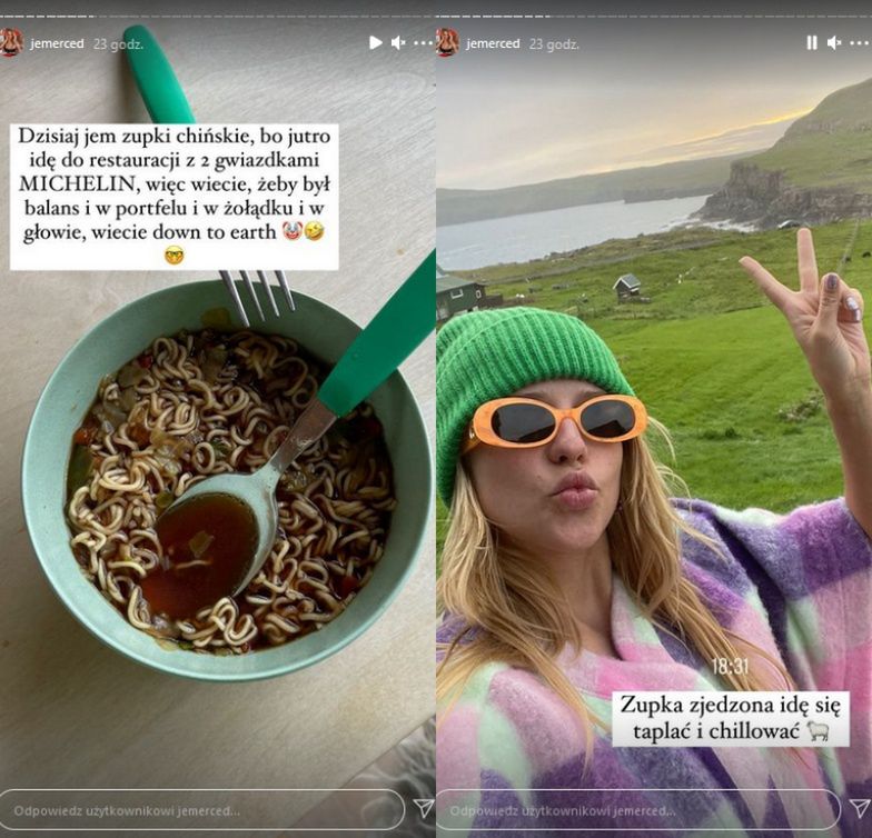 Jessica Mercedes wypoczywa na Wyspach Owczych