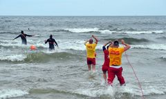 Jantar. Akcja ratunkowa nad Bałtykiem. Fala porwała turystów