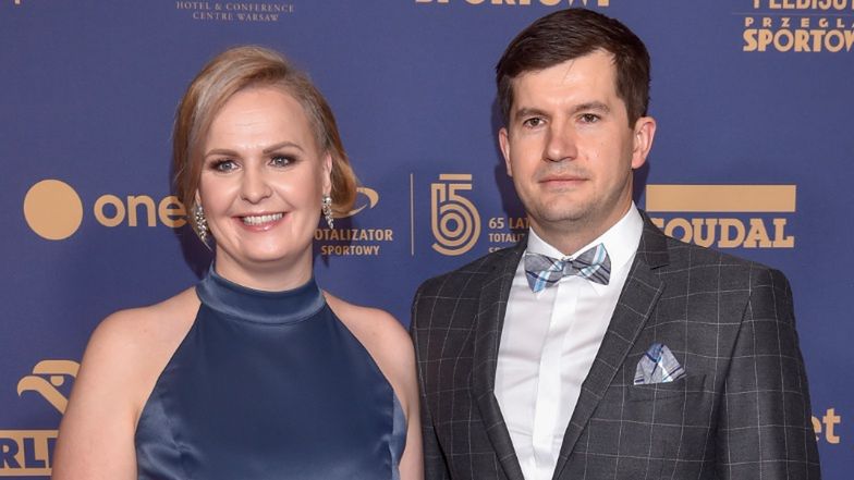 Otylia Jędrzejczak i Paweł Przybyła