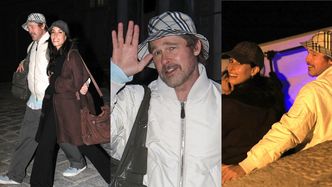 Brad Pitt i młodsza o niemal 30 lat Ines de Ramon rozdają uśmiechy na greckiej wyspie. Miłość kwitnie? (ZDJĘCIA)