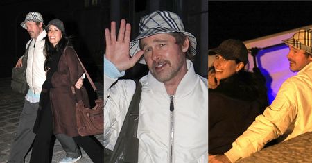 Brad Pitt i młodsza o niemal 30 lat Ines de Ramon rozdają uśmiechy na greckiej wyspie. Miłość kwitnie? (ZDJĘCIA)