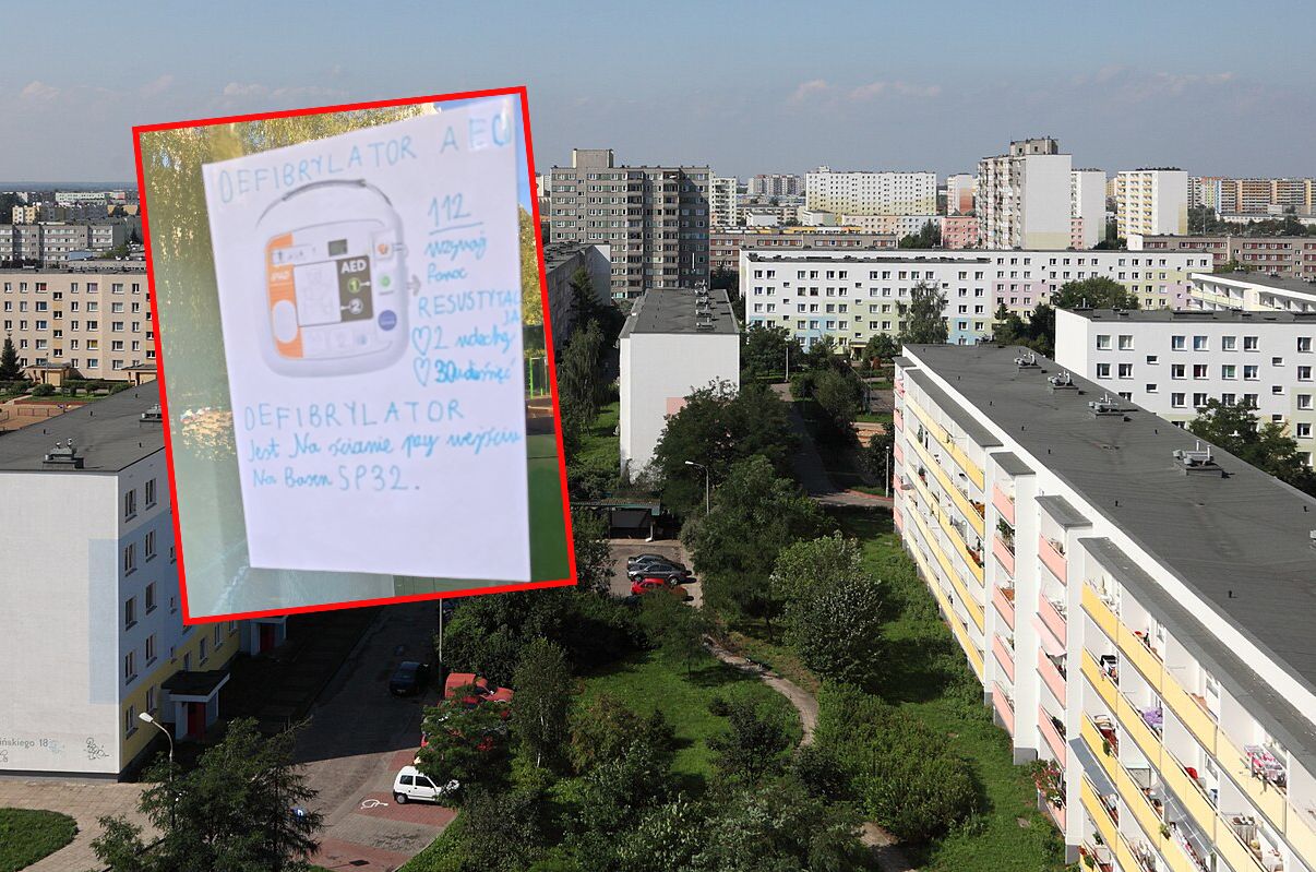 Nietypowe ogłoszenie na bloku. Ludzie stawali i robili zdjęcia