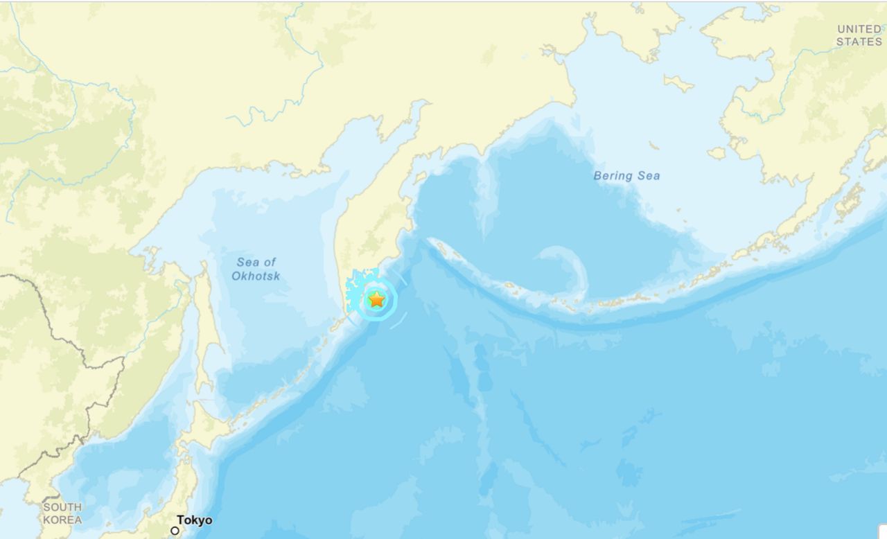 Silne trzęsienie u wybrzeży Kamczatki. Trump apeluje