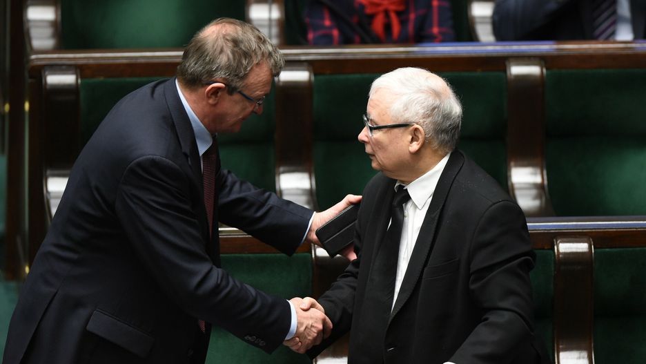 Tadeusz Cymański pytany o polexit. "Zmienić warunki umów" 