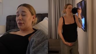 Andziaks dostała ciążowych skurczy i nie przestała nagrywać: "POJĘCZĘ SOBIE. RODZIĆ TO JESZCZE NIE RODZĘ, PRAWDA?" (WIDEO)