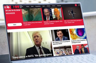 Portal Polskiego Radia 24, fot. mockupbro