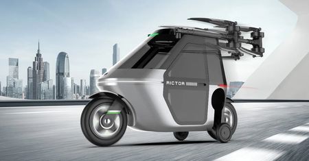 Rictor Skyrider X1 to iście kosmiczny pojazd. Ten motocykl umie latać
