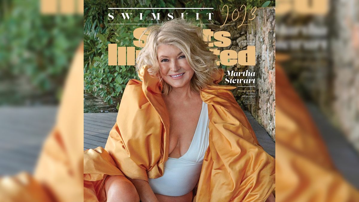 Martha Stewart wygląda na zdjęciu znacznie młodziej niż naprawdę. Sam portret jest bardzo przyjemny w odbiorze.