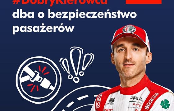 Robert Kubica w kampanii PKN Orlen promuje odpowiedzialną jazdę autem