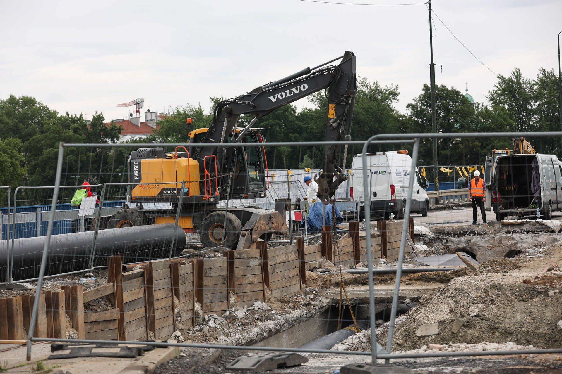 Remont mostu Grunwaldzkiego w Krakowie