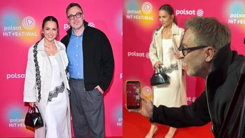 Paulina Sykut-Jeżyna wzięła męża na sopocką ściankę. Przed wspólnym pozowaniem obfotografował ukochaną (WIDEO)